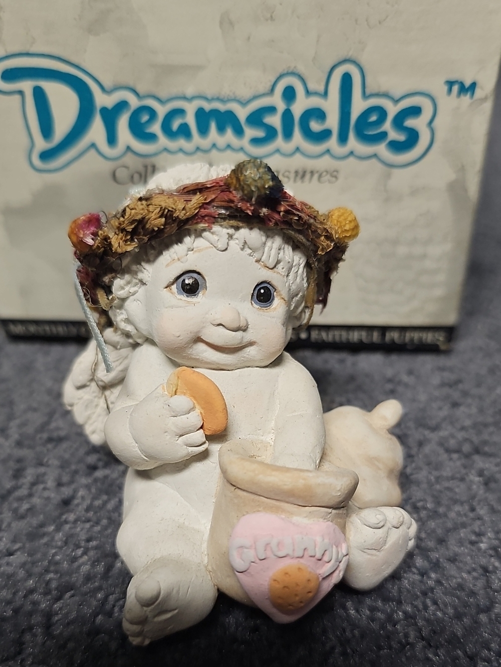 Dteamsicles Grannys Cookies DC228 VTG 1994 Cherub Figurine Original Retail Box